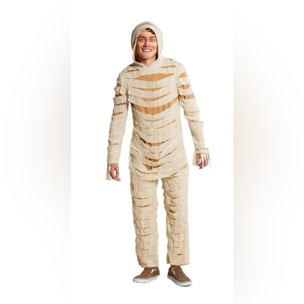 Hyde and Eek! Men’s Mummy Jumpsuit Halloween Costume NWOT